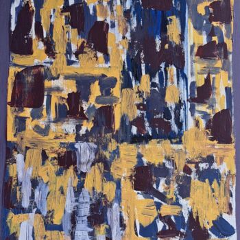 Painting titled "COULURES" by Jean Marc Bramy, Original Artwork, Acrylic