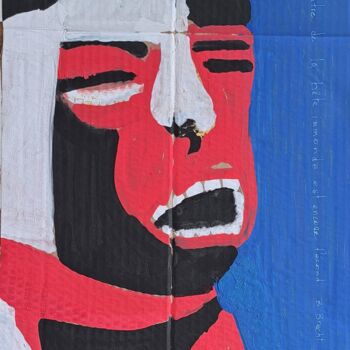 Peinture intitulée "Le ventre de la bêt…" par Jean Marc Bramy, Œuvre d'art originale, Acrylique
