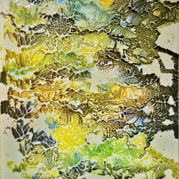 Peinture intitulée "LE MASQUE" par Zahia, Œuvre d'art originale, Aquarelle