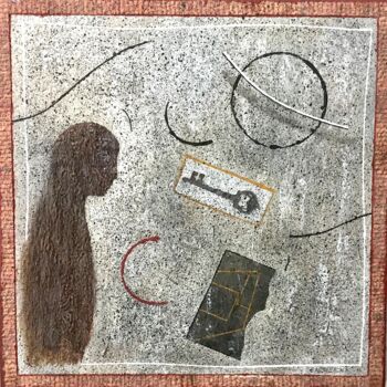 Painting titled "CAVI 35x35 cm  - Co…" by G A R T N E R, Original Artwork, Acrylic