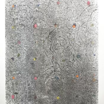 "Cercles#6C" başlıklı Baskıresim Daria Krotova tarafından, Orijinal sanat, Serigrafi