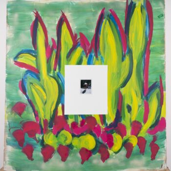 Painting titled "Sans titre" by Romain Mader, Original Artwork, Acrylic