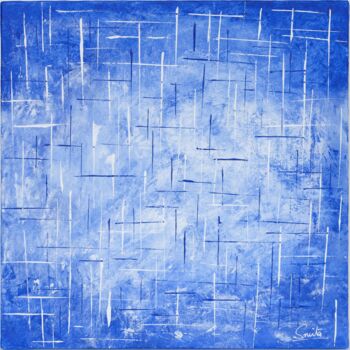 Painting titled "Bliss" by Smita Mishra, Original Artwork, Acrylic