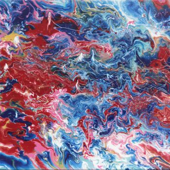 Painting titled "Storm" by Smita Mishra, Original Artwork, Acrylic