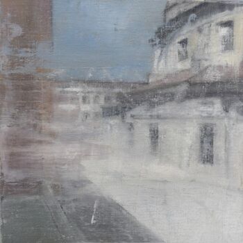 Painting titled "Marseille, La vieil…" by Jane Planson, Original Artwork, Fabric