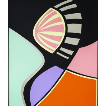 Collages titled "Corps astral II " by Virginie Rasmont, Original Artwork, Collages