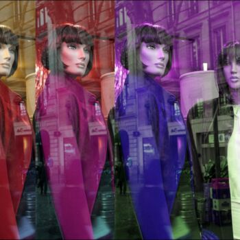 Photography titled "Mannequins et refle…" by Daniel Gautier, Original Artwork, Aluminium