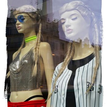 Photography titled "Reflets de femmes R…" by Daniel Gautier, Original Artwork, Aluminium
