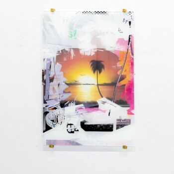 Photographie intitulée "Junskpace" par Valia Russo, Œuvre d'art originale, Acrylique