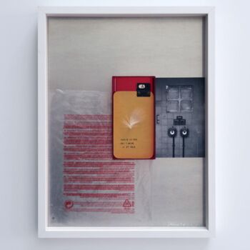Collages titled "Icare" by Arnaud Bodaire, Original Artwork, Collages