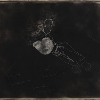 Dessin intitulée "Mood Board (# reche…" par Muriel Malchus, Œuvre d'art originale