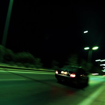 Drawing titled "Endless Drive" by Théo Antonin, Original Artwork, Paper