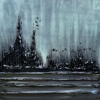 Painting titled "Bataille navale" by Laurent Bibas , Original Artwork, Oil