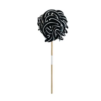 Sculpture titled "Lollipop réglisse" by Audrey Steiner, Original Artwork, Plastic
