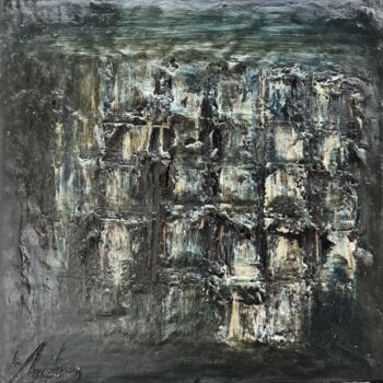 Peinture intitulée "Mots croisés " par Laurent Bibas , Œuvre d'art originale, Huile