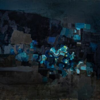 Painting titled "Serie d'octobre, 14…" by Andrea Szatmary, Original Artwork, Fabric