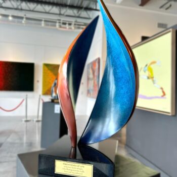 Sculpture titled "Parentheses of Life…" by Fredric Lean, Original Artwork, Bronze