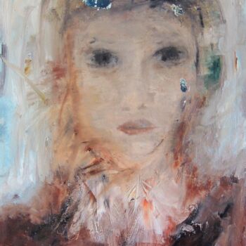 Painting titled "PORTRAIT123.20" by Eleni Pappa Tsantilis, Original Artwork, Oil