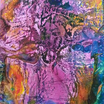 Painting titled "Quelle est ta quest…" by Géqi, Original Artwork, Acrylic