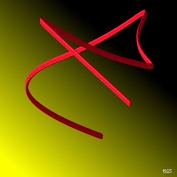 Drawing titled "Yellow et Black ave…" by Olivier Bosquillon Alias Bos, Original Artwork, Paper