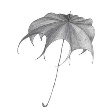 Drawing titled "OGM Parapluie 01" by Maurice Amzallag Mo, Original Artwork, Digital Print