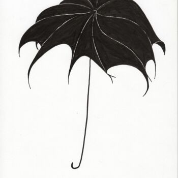 Drawing titled "OGM Parapluie 02" by Maurice Amzallag Mo, Original Artwork, Digital Print