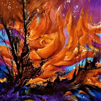 Painting titled "SASKILD " by Patrice Bru, Original Artwork, Acrylic