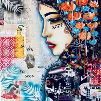 Collages titled "HOSHI" by Ysati, Original Artwork, Collages