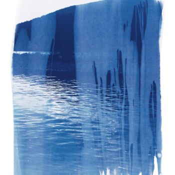 Photographie intitulée "river print n°9" par Eva-Maria Raab, Œuvre d'art originale, Photographie argentique