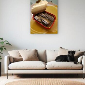 Photographie intitulée "Boîte de sardines" par Jean Robert Franco, Œuvre d'art originale, Tirage argentique