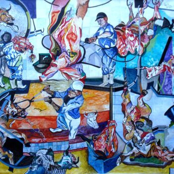 Painting titled "" The Torture Never…" by Lautum, Original Artwork, Oil