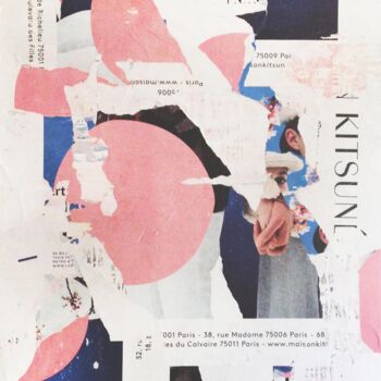 Collages titled "KITSUNE" by Trafiklab, Original Artwork, Collages