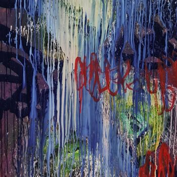 Drawing titled "Street Atelier !" by Bernard Bonnet, Original Artwork, Acrylic
