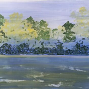 Peinture intitulée "2021 Okavango (195…" par Amélie Romet, Œuvre d'art originale, Acrylique