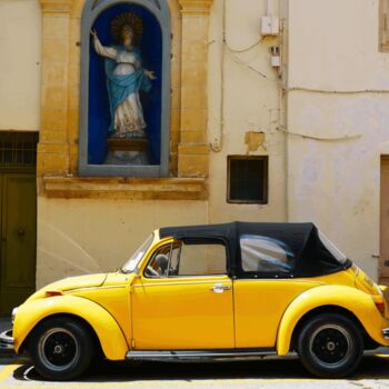 Photography titled "YELLOW CAB" by Christian Lefevre, Original Artwork, Digital Print