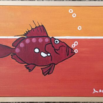 Painting titled "Ashley " by Amélie Romet, Original Artwork, Acrylic