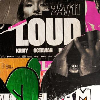 Collages titled "LOUD" by Trafiklab, Original Artwork, Collages