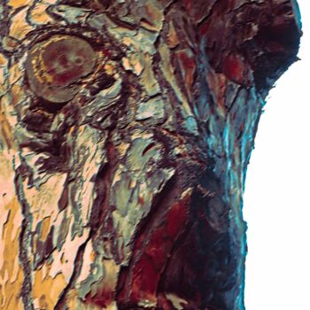 Printmaking titled "Pin boxeur" by Christian Lefevre, Original Artwork, Aluminium