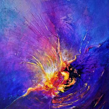 Painting titled "FÖRST" by Patrice Bru, Original Artwork, Acrylic