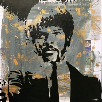 Collages titled "Say what again " by Microcosme , Original Artwork, Acrylic