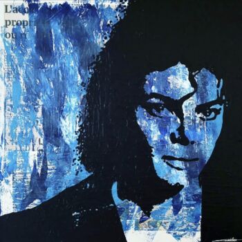 Collages titled "Leave me alone" by Microcosme , Original Artwork, Acrylic