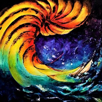 Painting titled "PALEMON" by Patrice Bru, Original Artwork, Acrylic