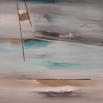 Painting titled "Tableau 49" by Magali Martin, Original Artwork, Acrylic