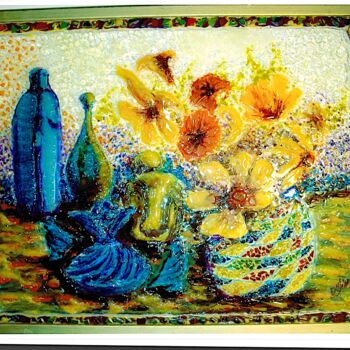 Painting titled "bouquetFlacons 001" by Danart, Original Artwork