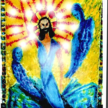 Painting titled "Elevation 001" by Danart, Original Artwork, Resin