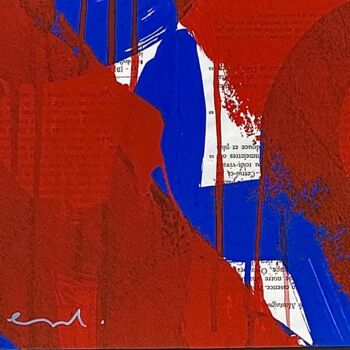 Drawing titled "N16" by Norbert Engel, Original Artwork, Gouache