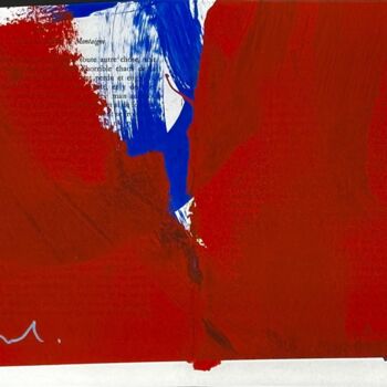 Drawing titled "N13" by Norbert Engel, Original Artwork, Gouache