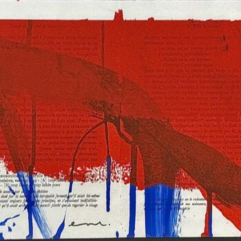 Drawing titled "N8" by Norbert Engel, Original Artwork, Gouache