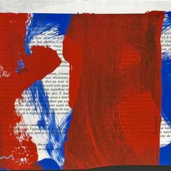 Painting titled "N7" by Norbert Engel, Original Artwork, Gouache
