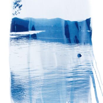 Photographie intitulée "river print n°8" par Eva-Maria Raab, Œuvre d'art originale, Photographie argentique
